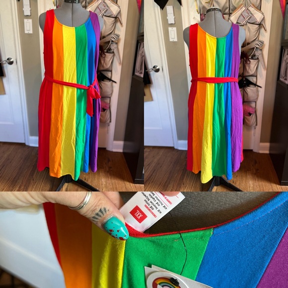 Target PRIDE rainbow dress. New with tags! - Picture 1 of 4